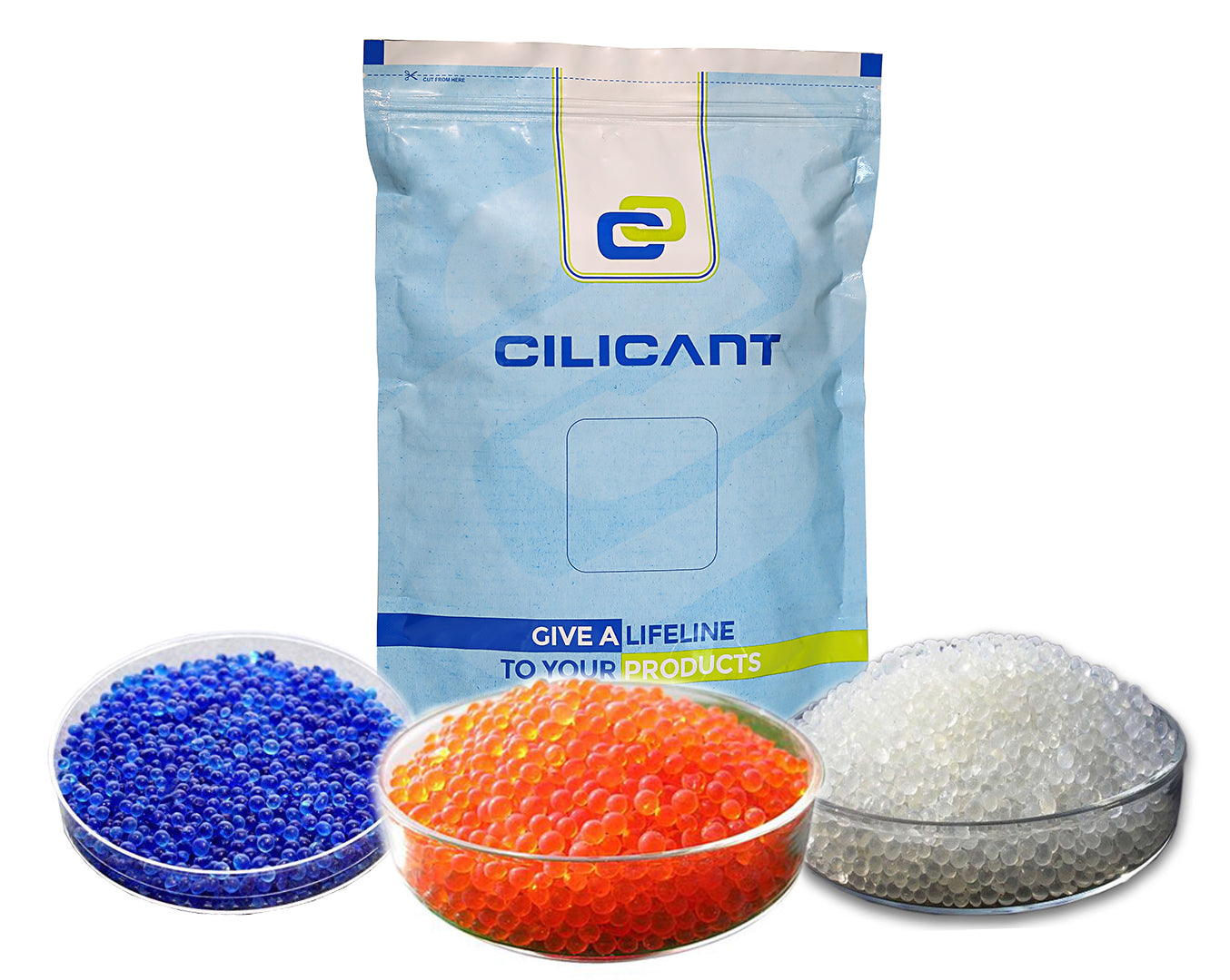 CILICAnT White Silica Gel Beads - Non Indicating Desiccant